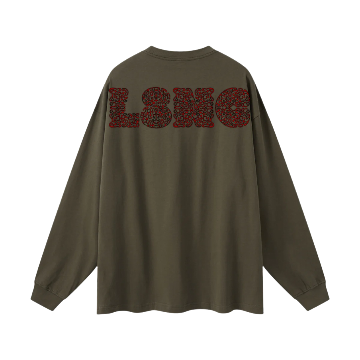 #L8NC Tour Merch Shirt Long Tee Green Tinted