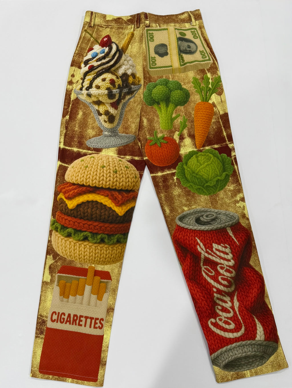 #L8NC - Marketplace Knit Slim Fit Trousers