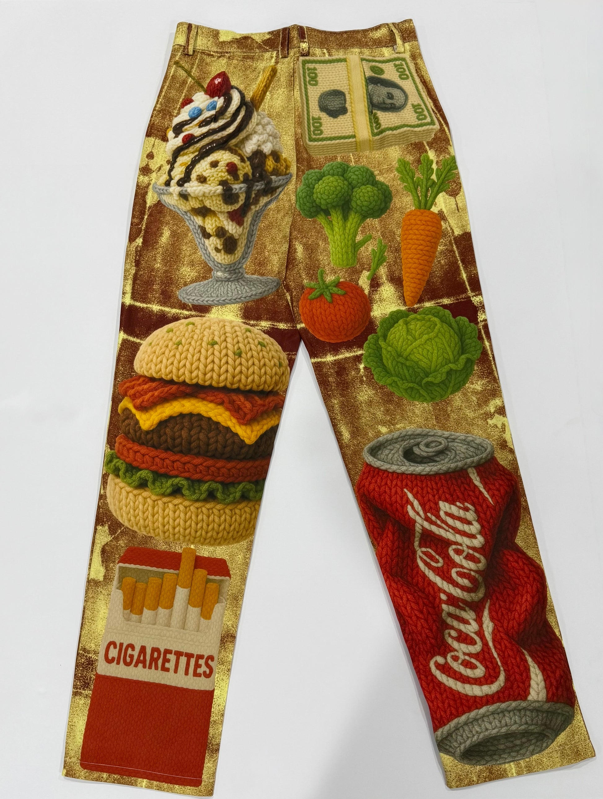 #L8NC - Marketplace Knit Slim Fit Trousers