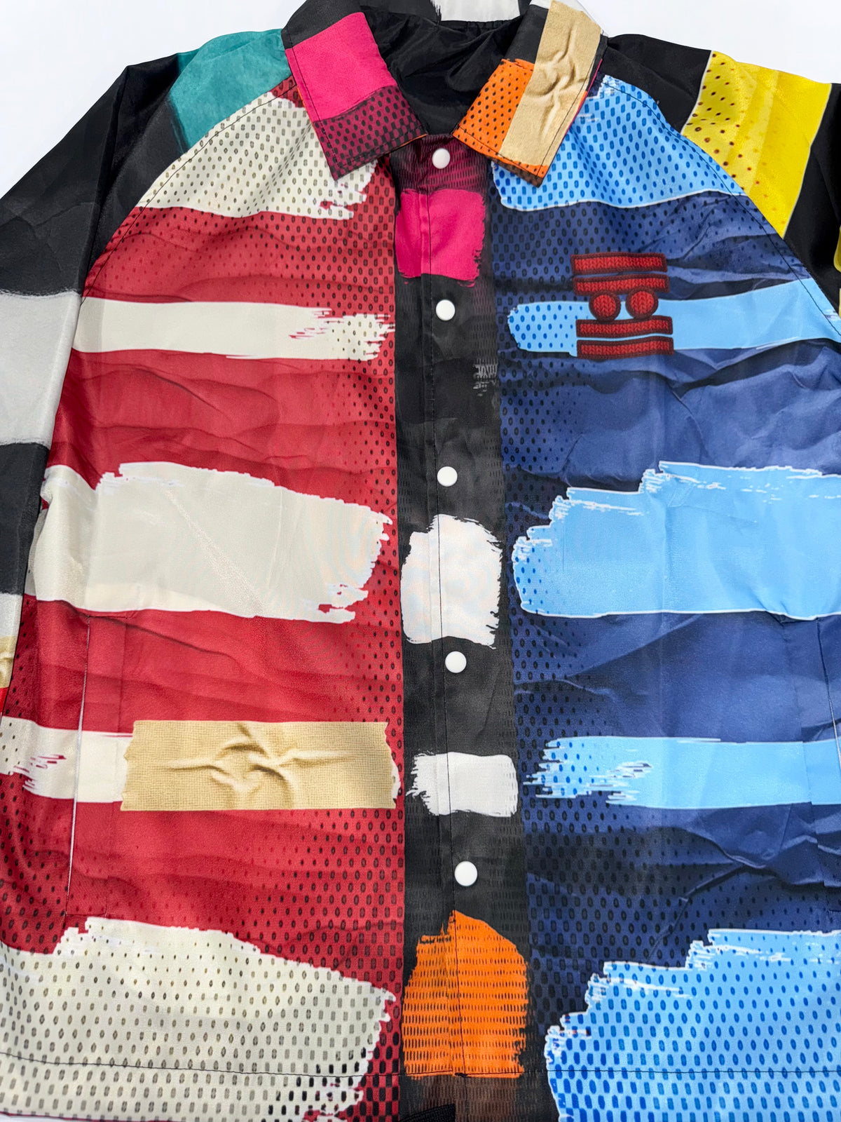 #L8NC - Static Stripes Windbreaker