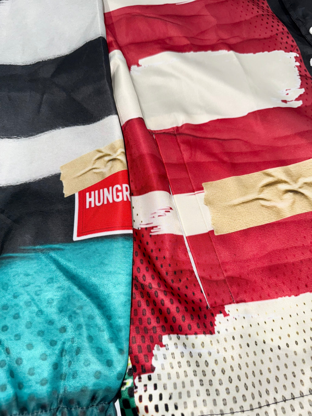 #L8NC - Static Stripes Windbreaker