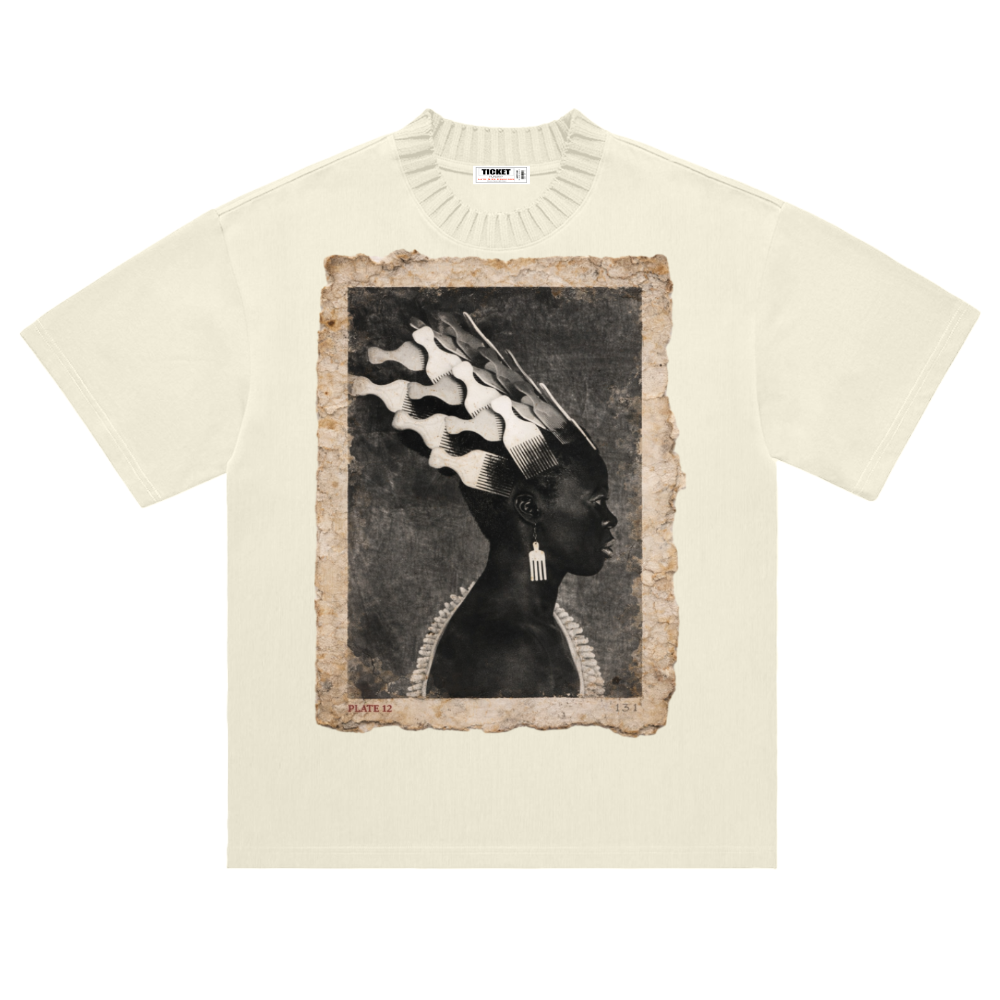 #L8NC - Gallery Frame Knitted Tee