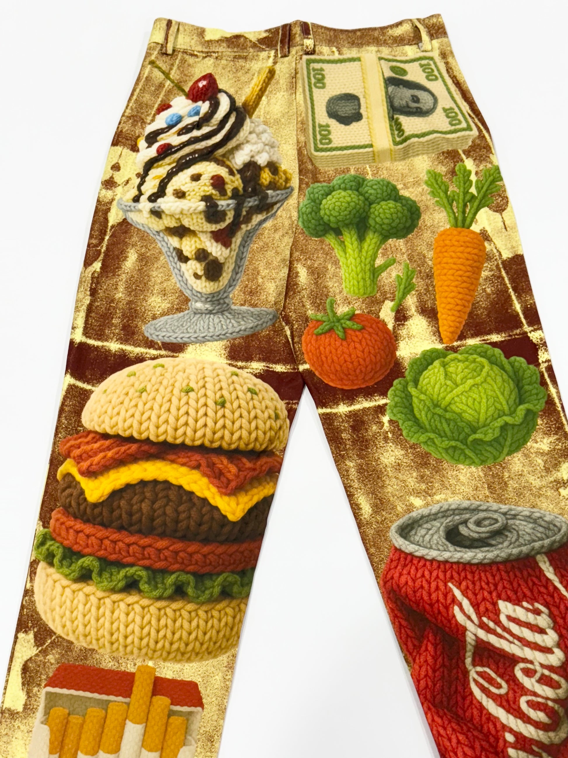 #L8NC - Marketplace Knit Slim Fit Trousers