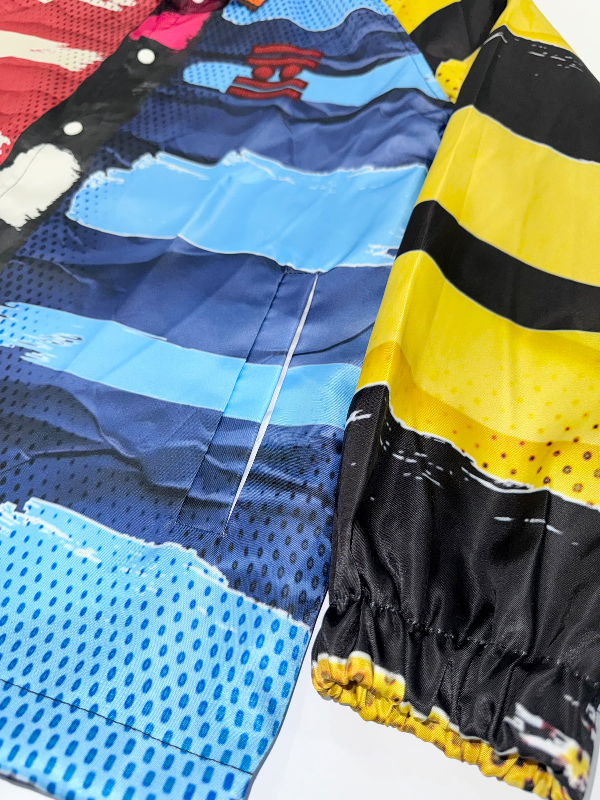 #L8NC - Static Stripes Windbreaker