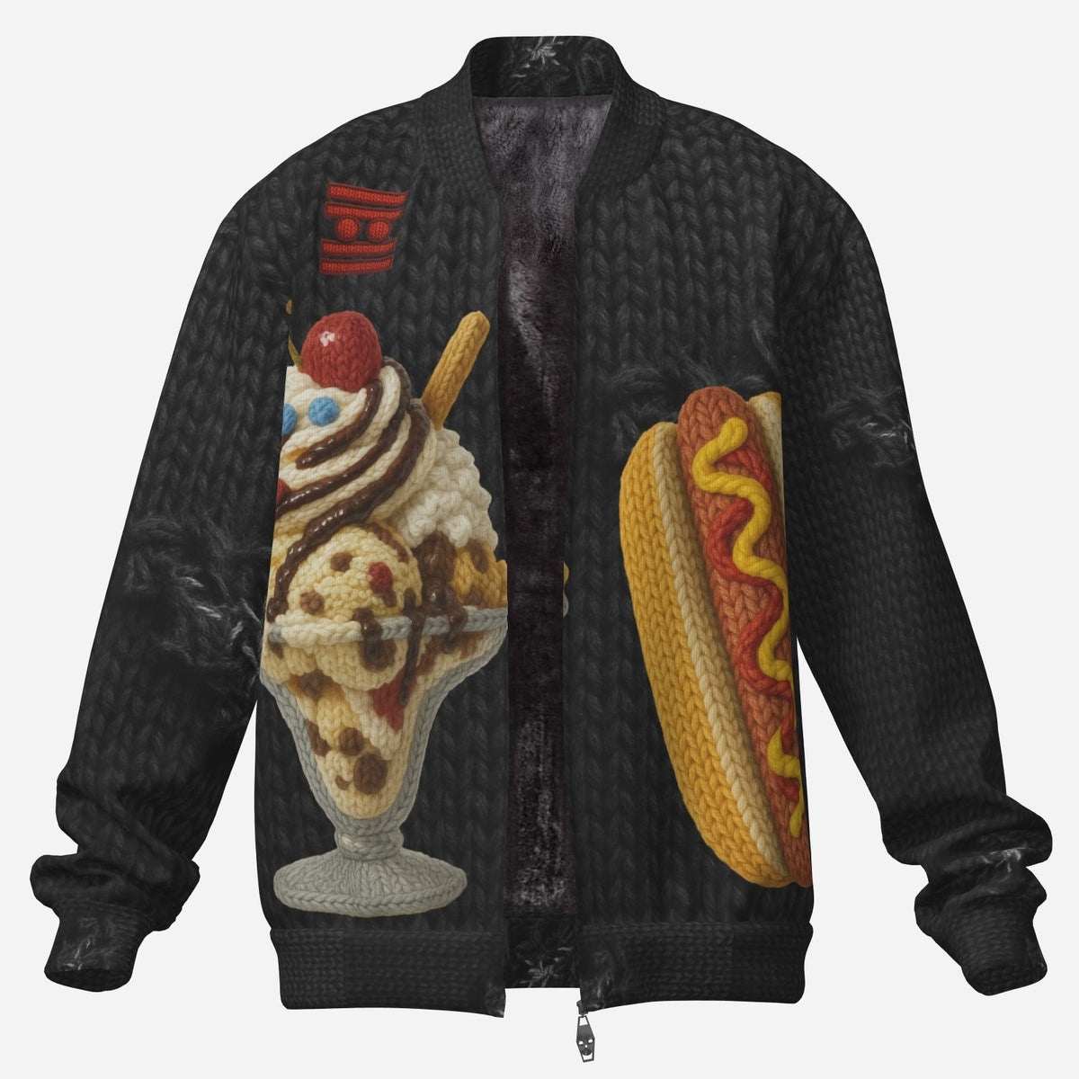 #L8NC - Comfort Knit Food Fleece Track Jacket