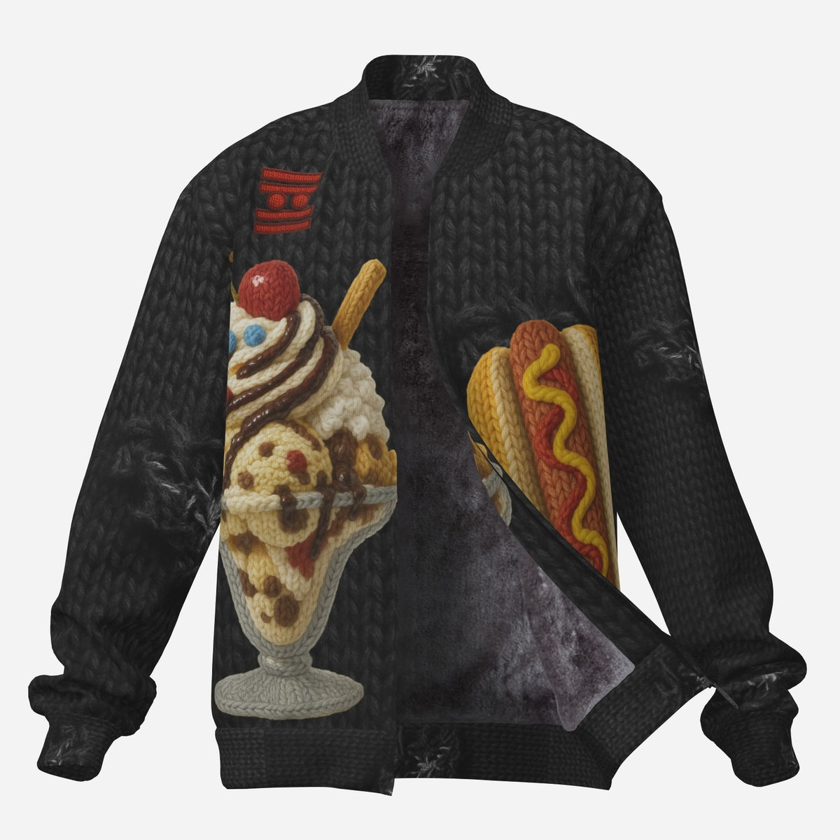 #L8NC - Comfort Knit Food Fleece Track Jacket
