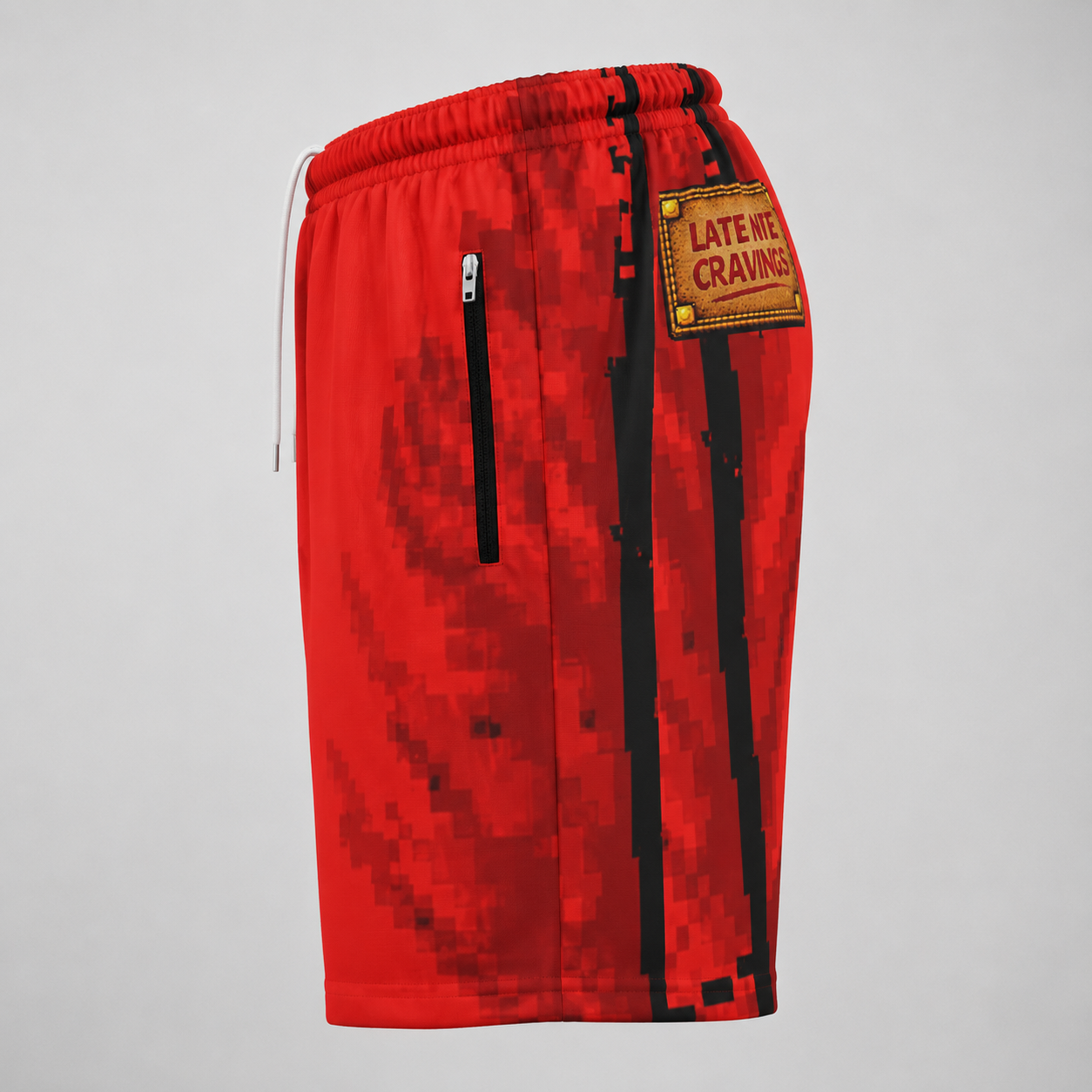#L8NC - Men's Cartoon Graphic Casual Shorts | Pop Art Drawstring Streetwear Shorts | Digital Print Fashion Shorts