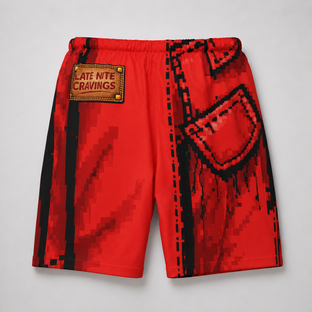 #L8NC - Men's Cartoon Graphic Casual Shorts | Pop Art Drawstring Streetwear Shorts | Digital Print Fashion Shorts