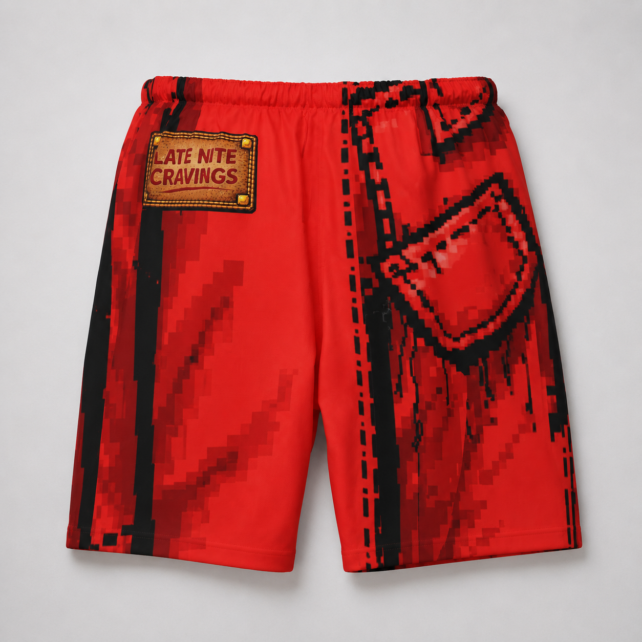 #L8NC - Men's Cartoon Graphic Casual Shorts | Pop Art Drawstring Streetwear Shorts | Digital Print Fashion Shorts