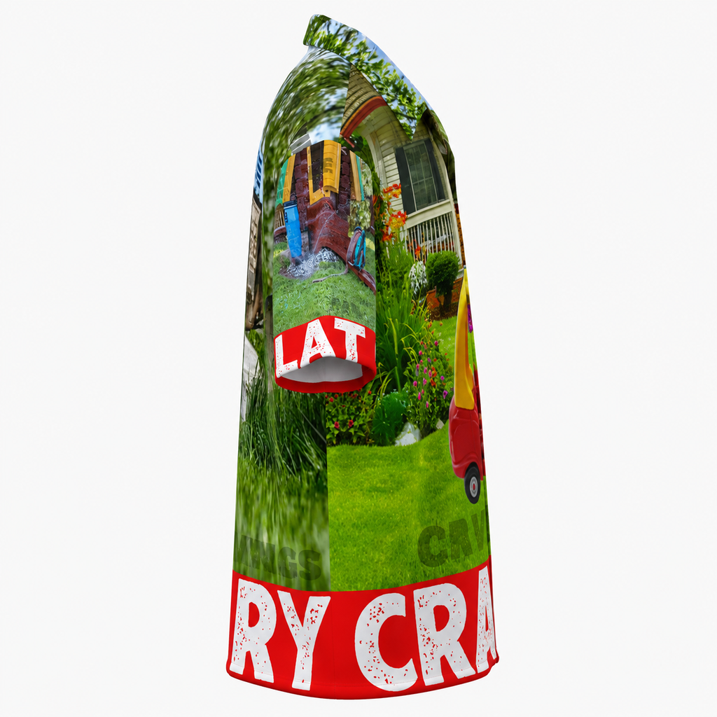 #L8NC - Little Tikes Graphic Hawaiian Shirt | Nostalgic Camp Collar Streetwear Shirt | Button-Up