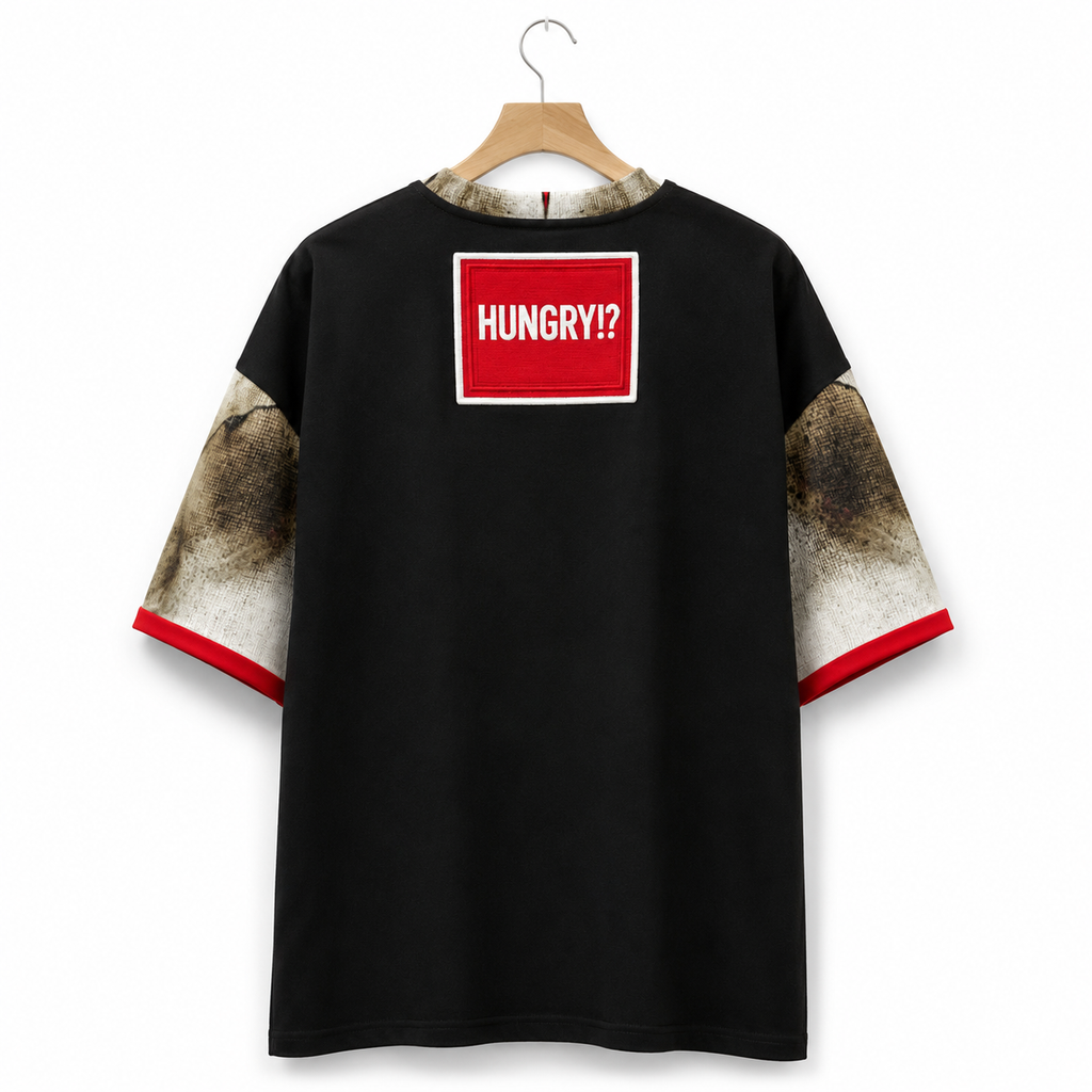 #L8NC - Men's Got A Light T-Shirt Drop Shoulder Streetwear Black Tee