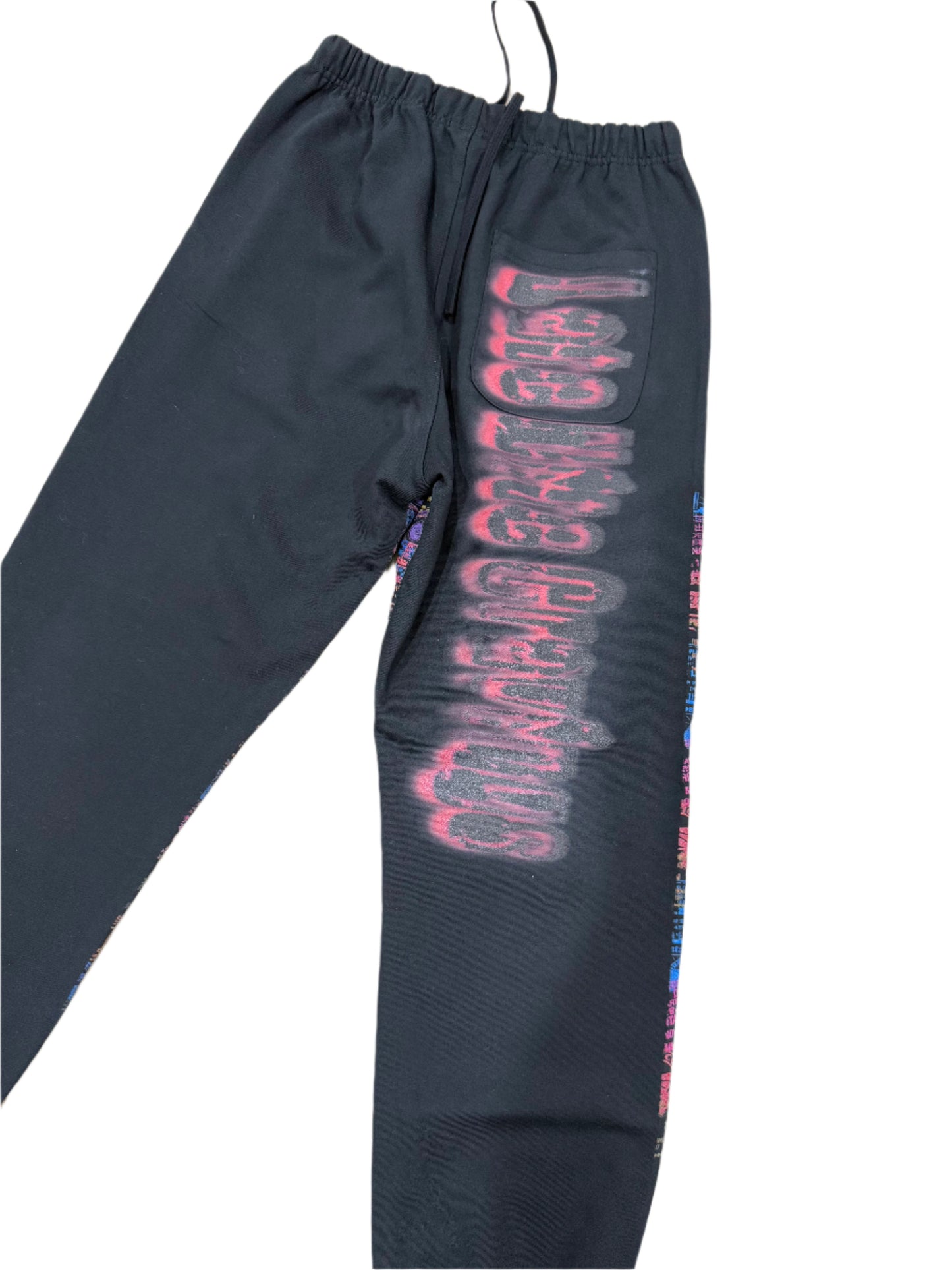 #L8NC Fly Me Out Passport Sweats (BLK)