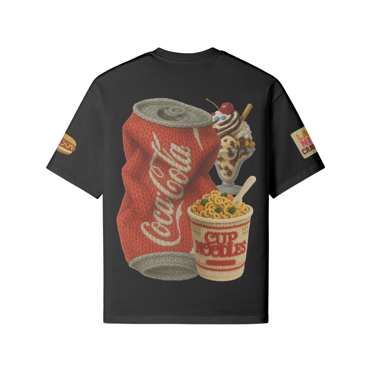 #L8NC Knit Baby Knit Tee BLK