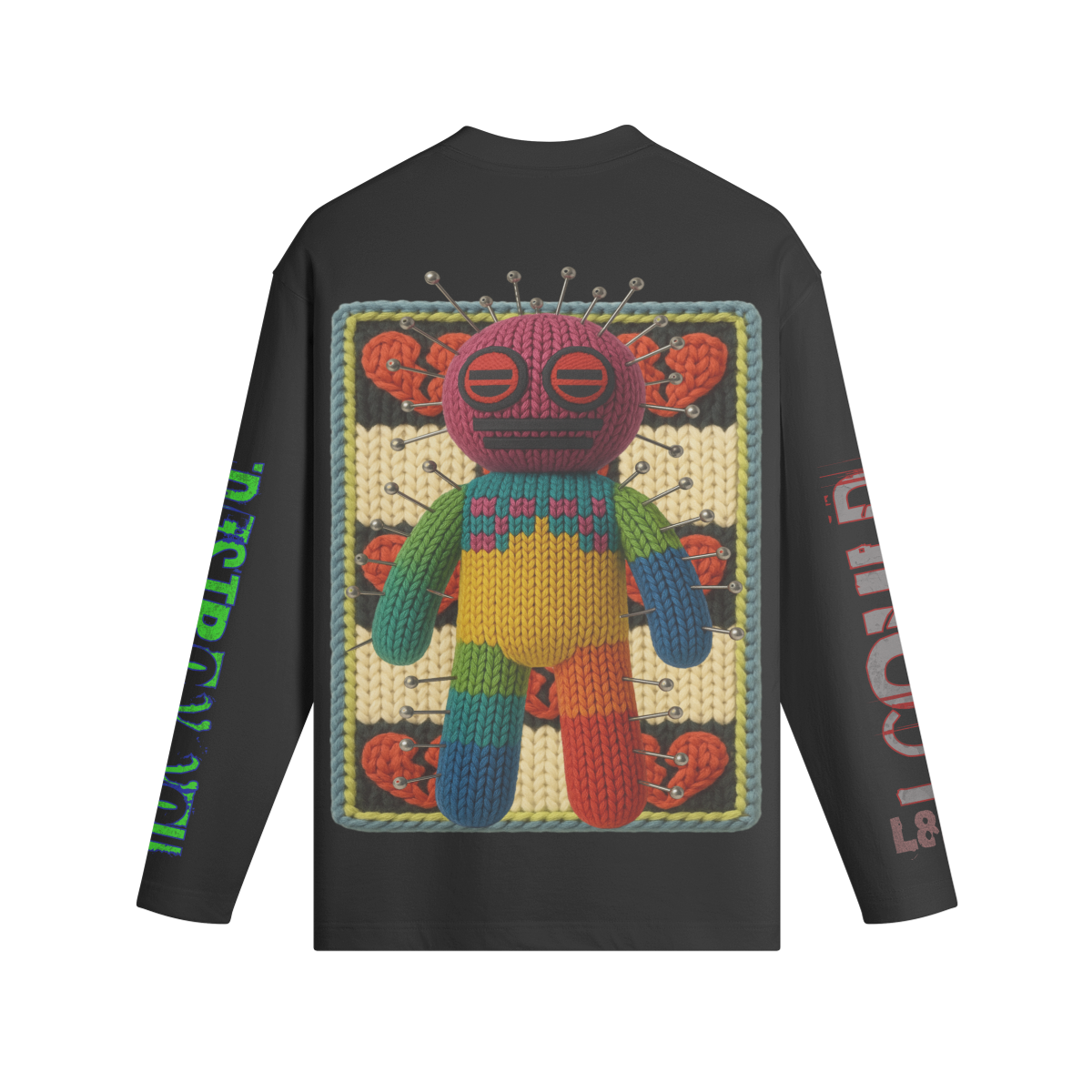 #L8NC - Hexed Hearts Long Sleeve - Black