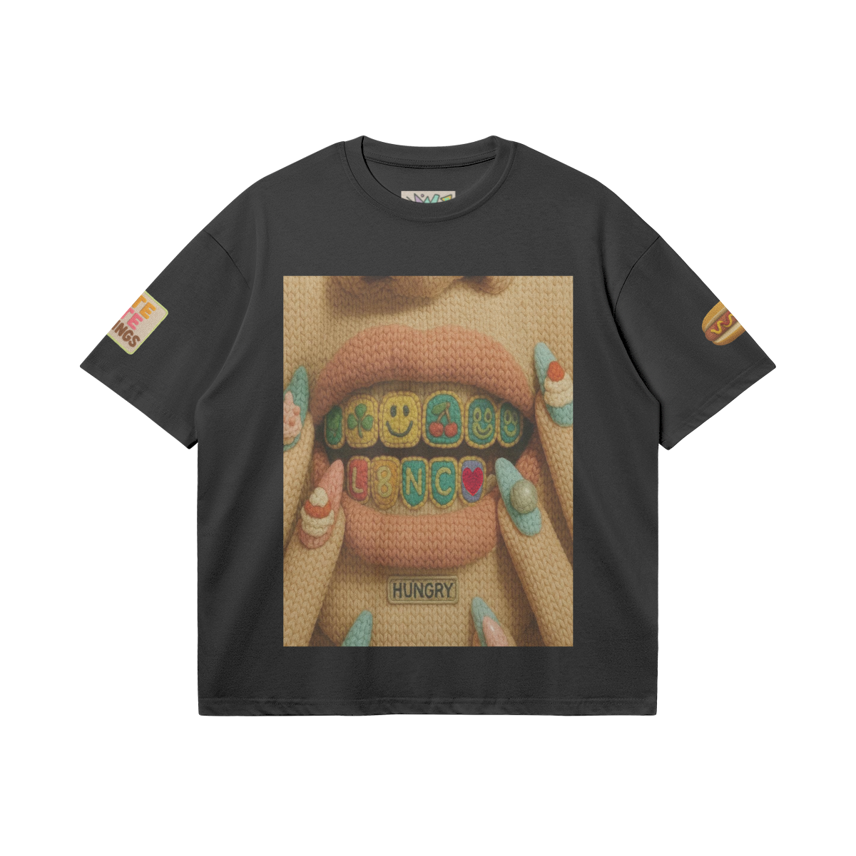 #L8NC Knit Baby Knit Tee BLK