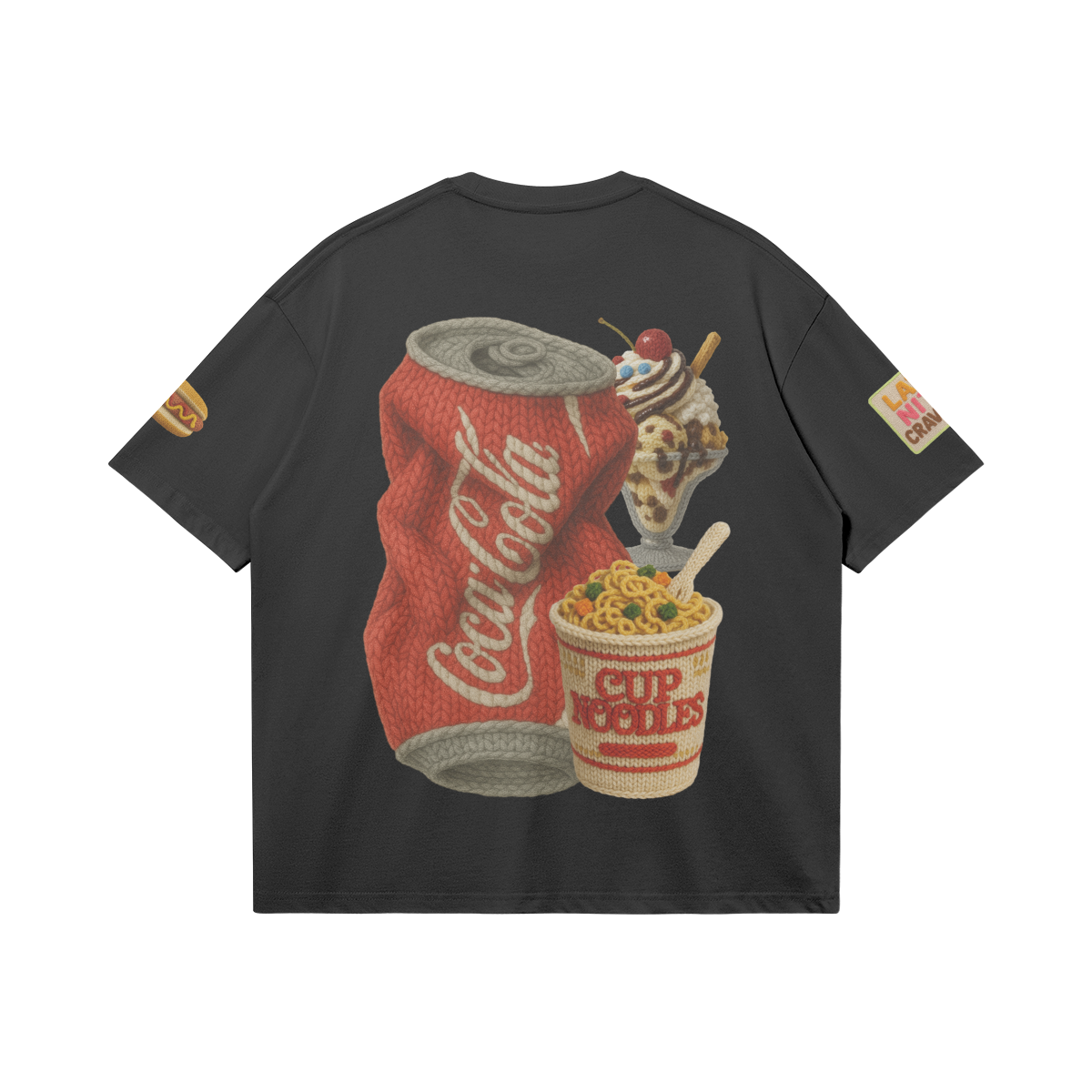 #L8NC Knit Baby Knit Tee BLK
