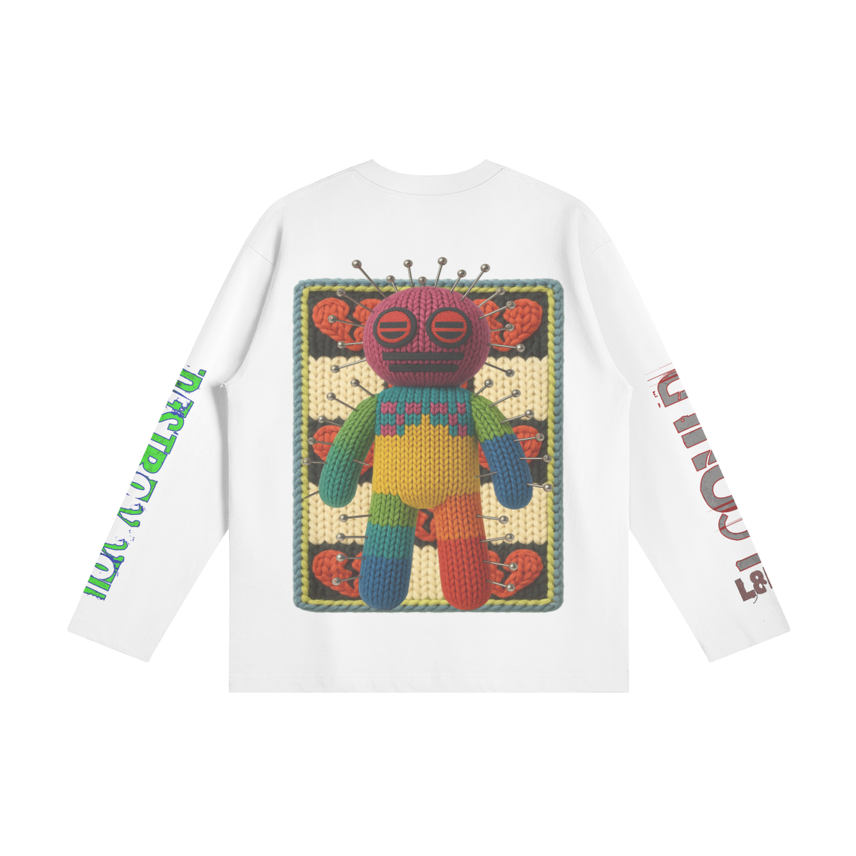 #L8NC - Hexed Hearts Cotton Long Sleeve