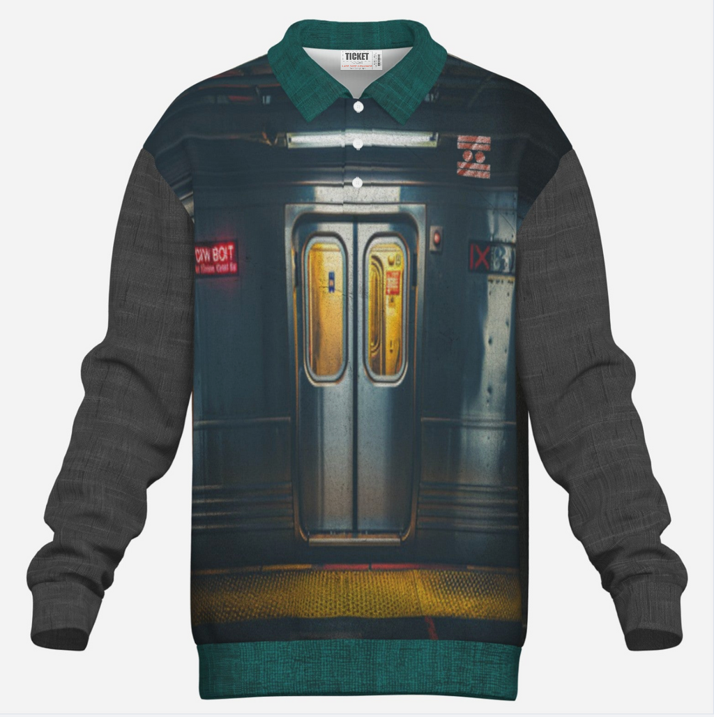 #L8NC - City Transit Lapel Sweatshirt