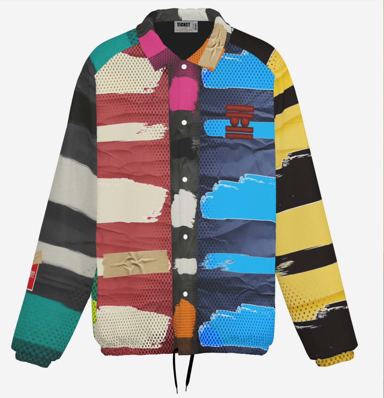 #L8NC - Static Stripes Windbreaker