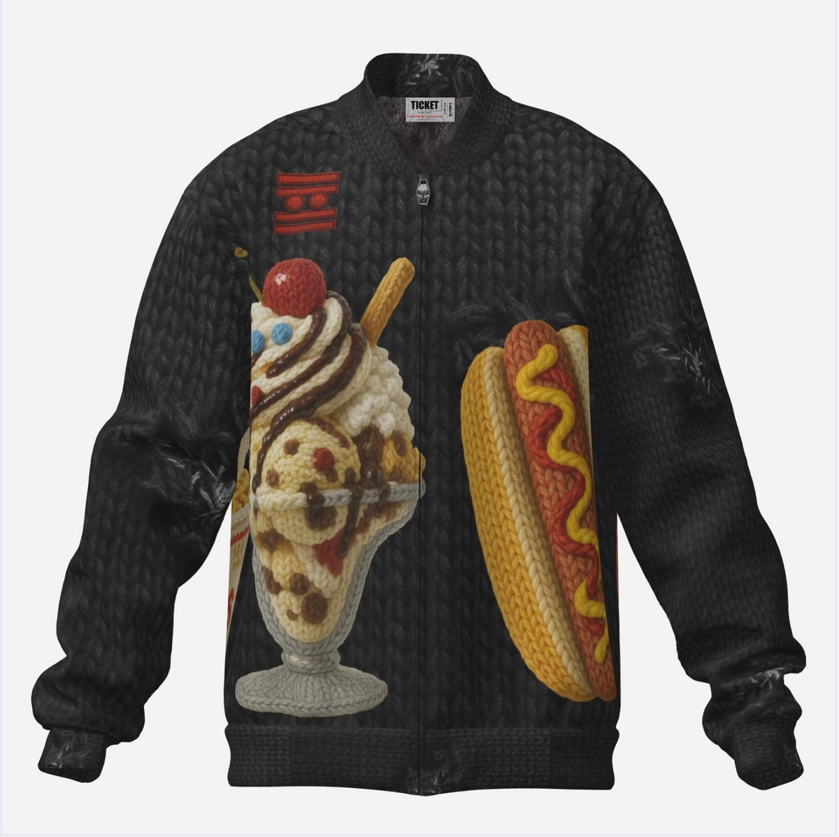 #L8NC - Comfort Knit Food Fleece Track Jacket