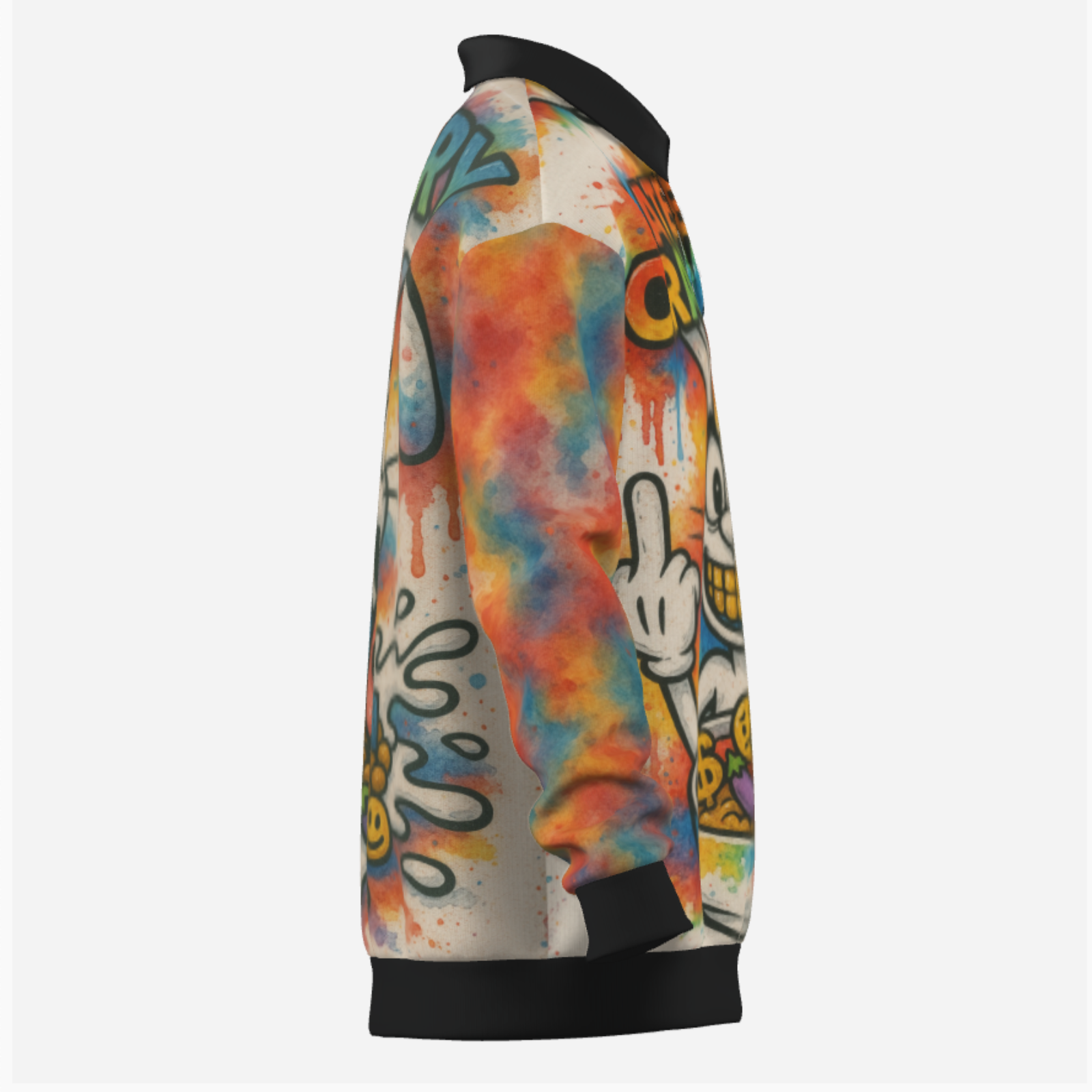#L8NC - Trixx Bunny Lapel Sweatshirt
