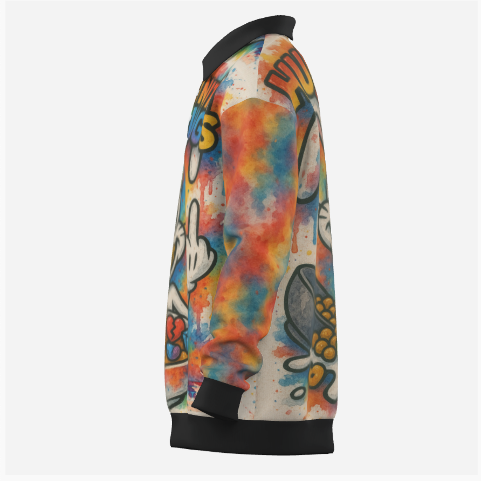 #L8NC - Trixx Bunny Lapel Sweatshirt