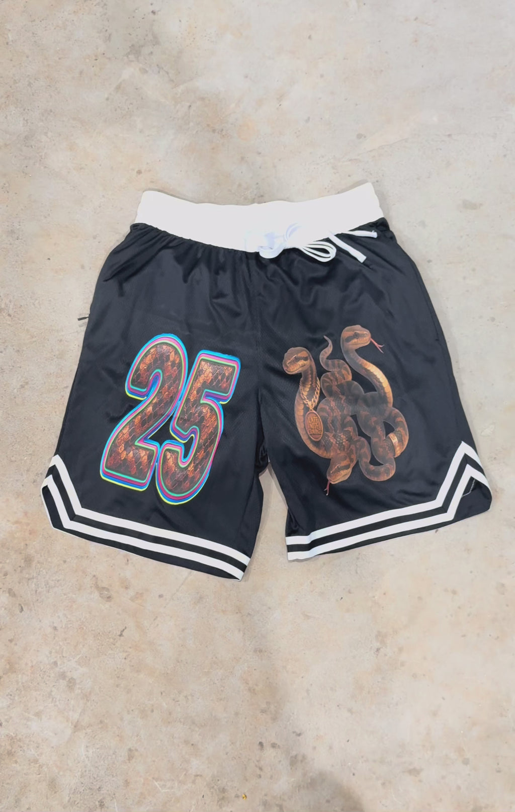 #L8NC Hoopz Grill Jersey Shorts