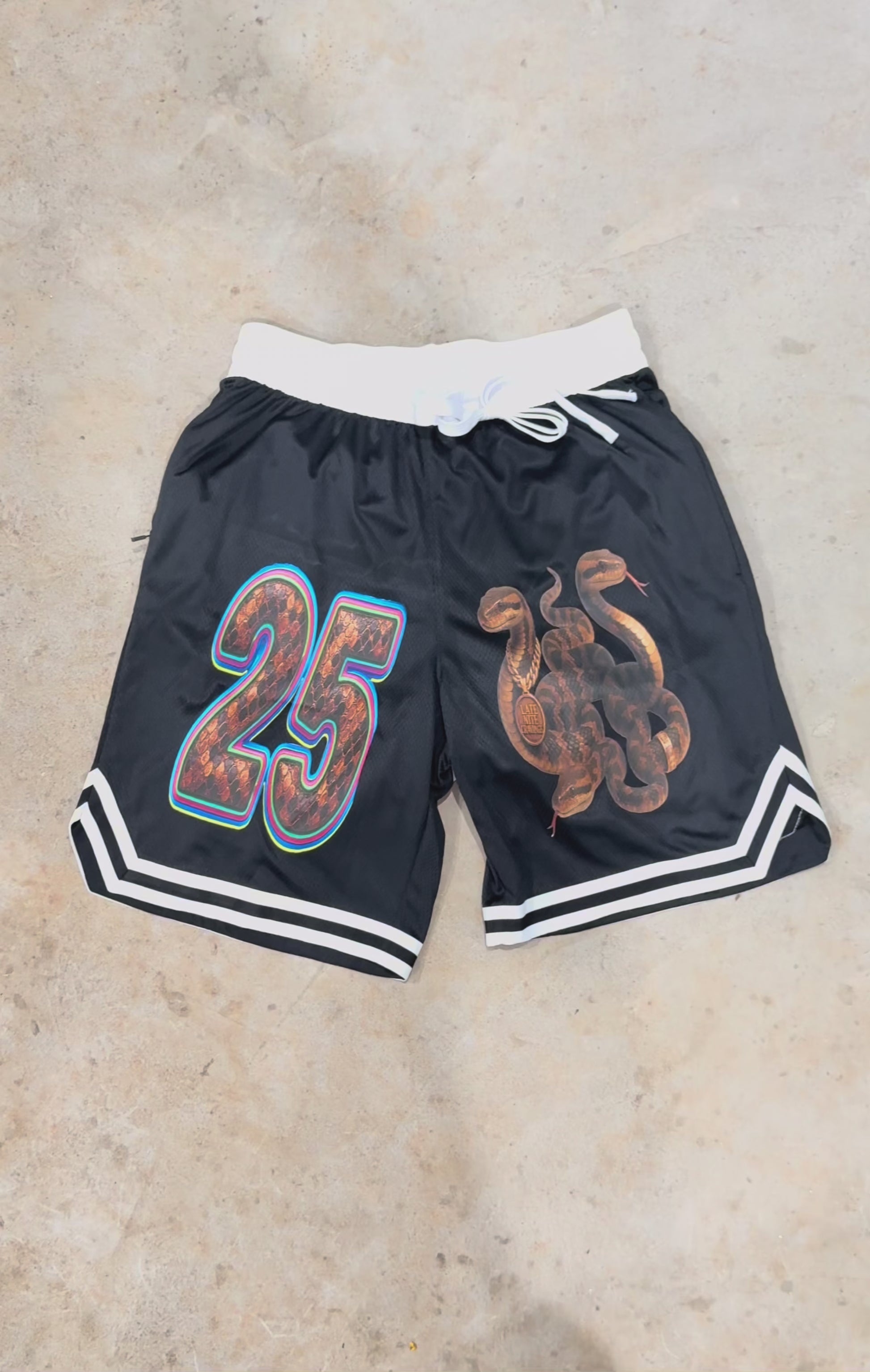 #L8NC Hoopz Grill Jersey Shorts